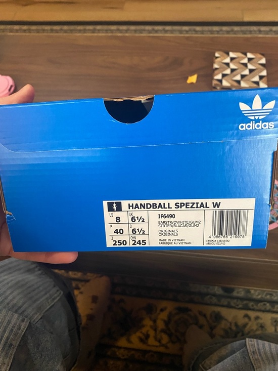 adidas Handball Spezial W Suede Sneakers - Brown & Cream - Picture 8 of 8